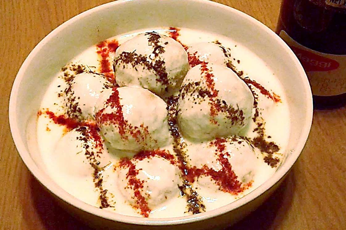 Dahi Pakori (The Lentil Dumplings in Yogurt) - Best of India, Mains Recipe
