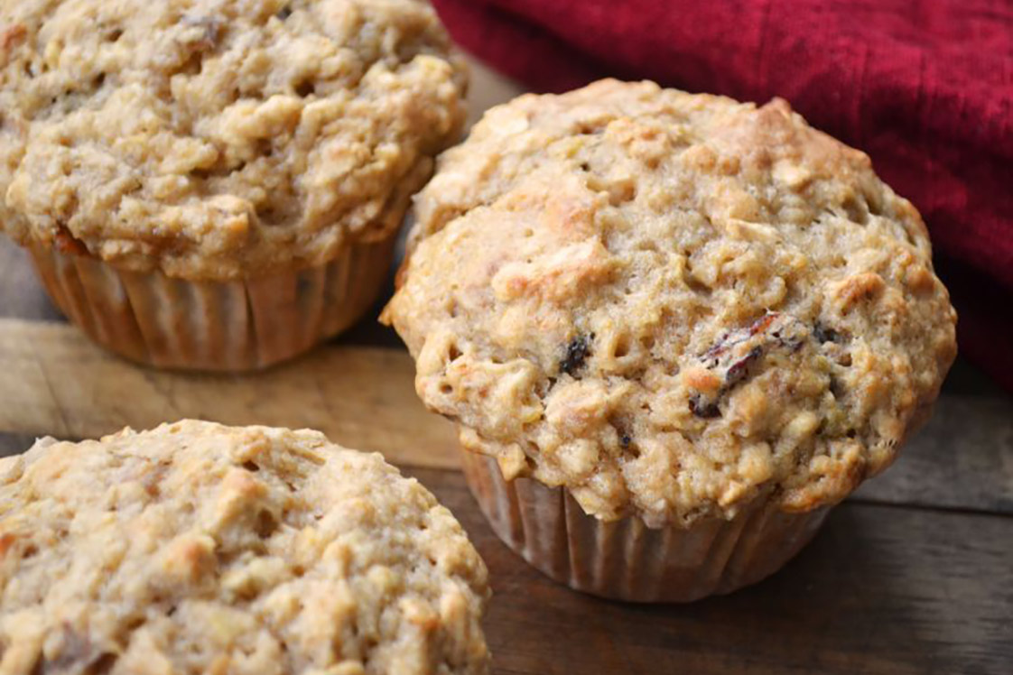 Cinnamon Applesauce Oatmeal Muffins with Lentils - Appetizers, Snacks & Sides, Desserts Recipe