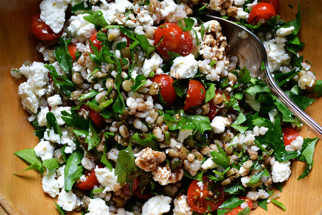 Greek-style Lentil & Barley Salad - Salads, Soups & Stews Recipe