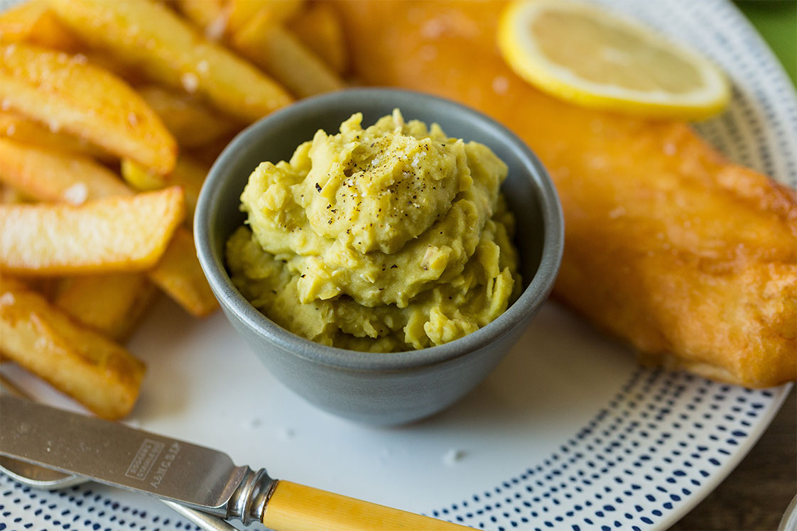 British Mushy Peas  - Appetizers, Snacks &amp; Sides Recipe