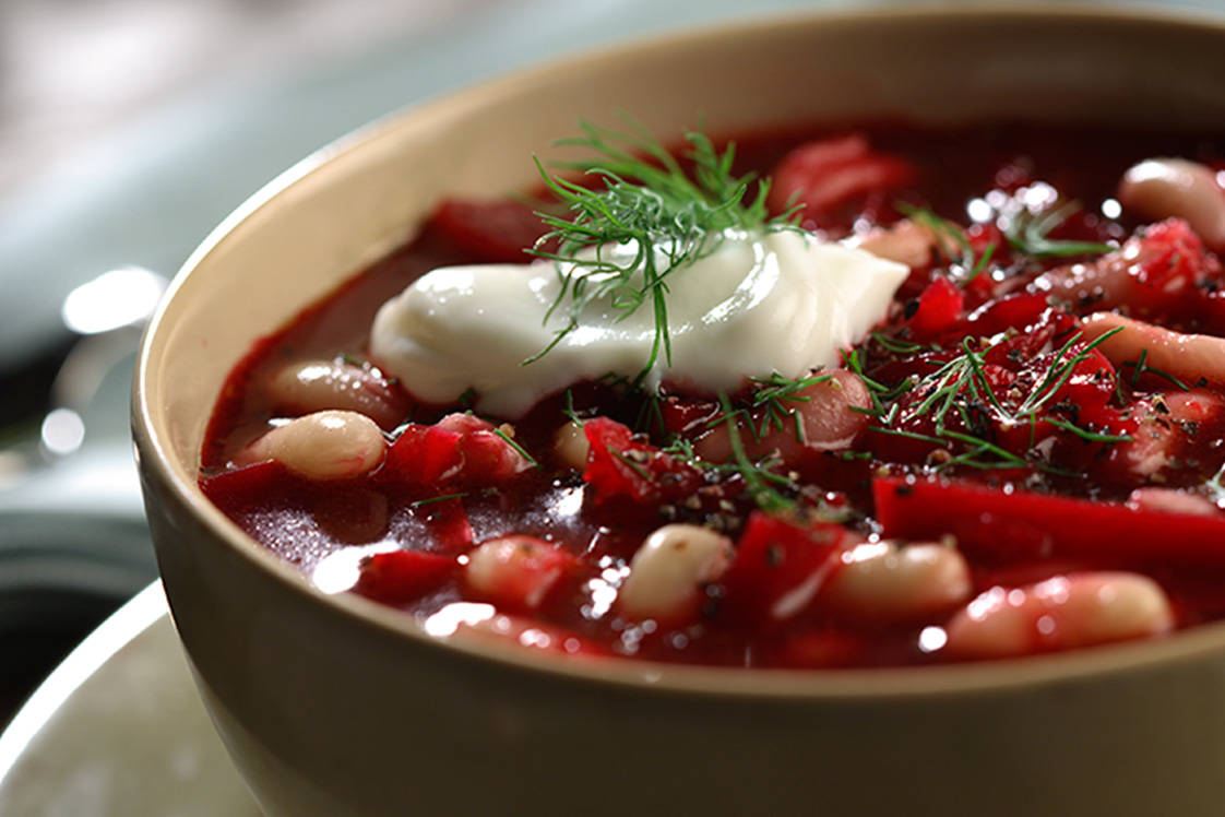 Beet & Bean Borscht - Salads, Soups & Stews Recipe