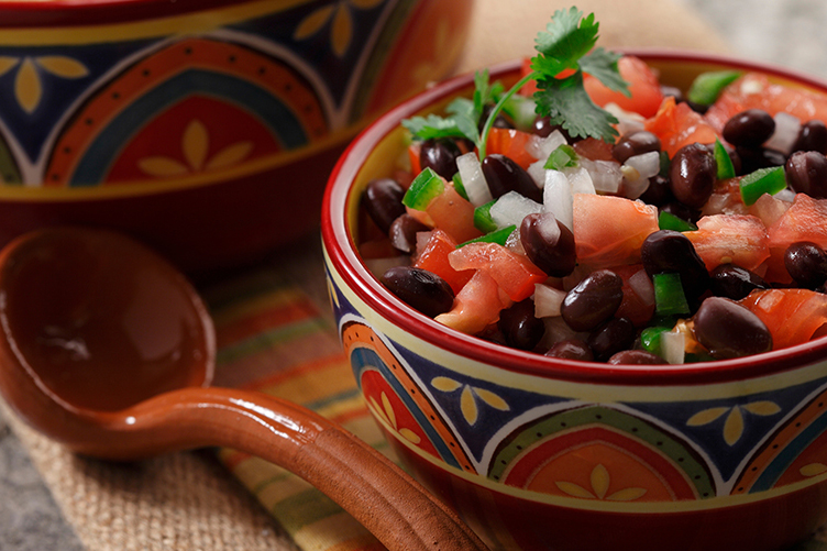 Black Bean Pico de Gallo Salsa - Appetizers, Snacks & Sides Recipe
