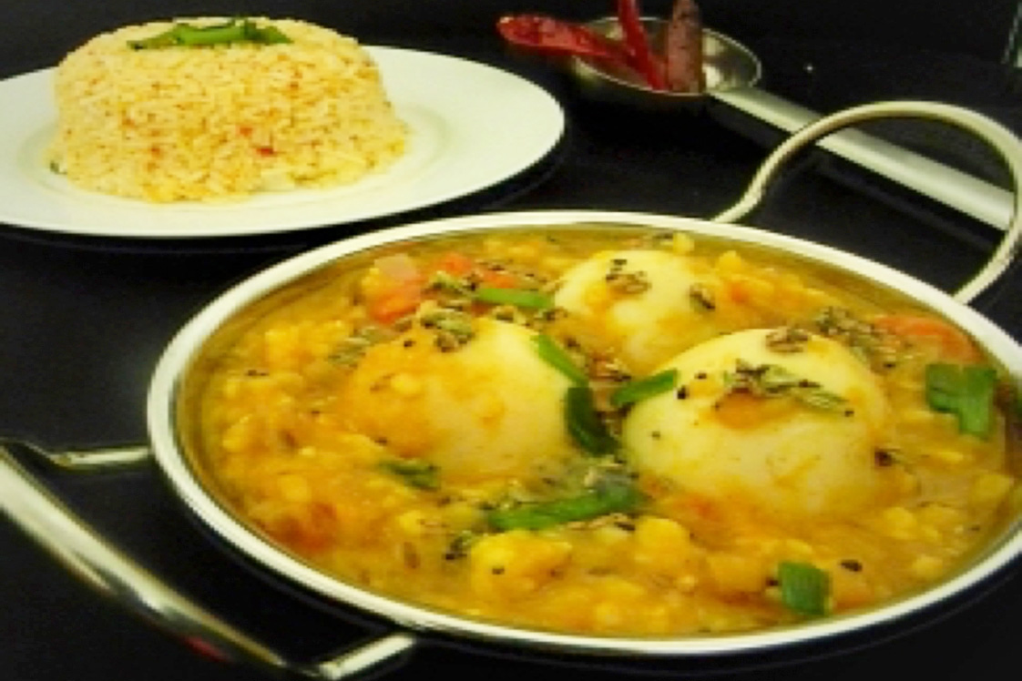 Dal and Eggs - Mains Recipe