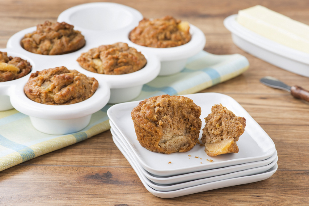 Lentil Apple Muffins - Desserts Recipe