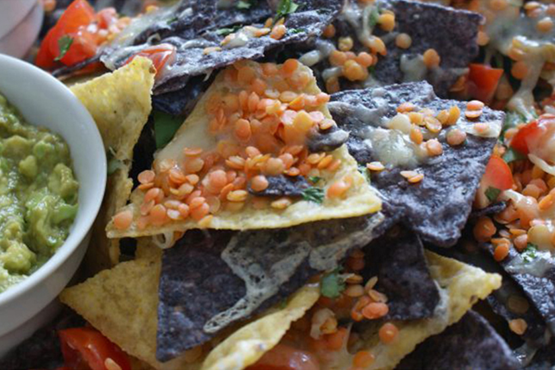 Nachos with Crisp Red Lentils - Appetizers, Snacks & Sides Recipe