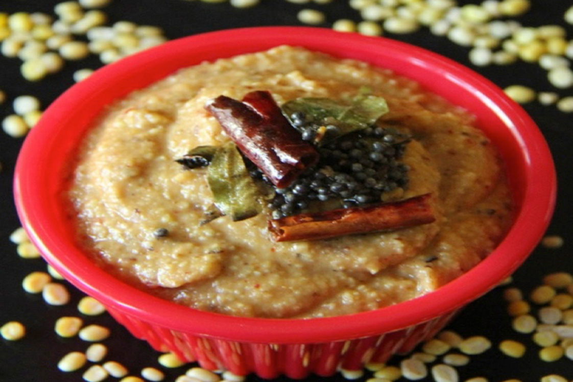 Pesara Pappu Pachadi - Appetizers, Snacks &amp; Sides, Mains Recipe