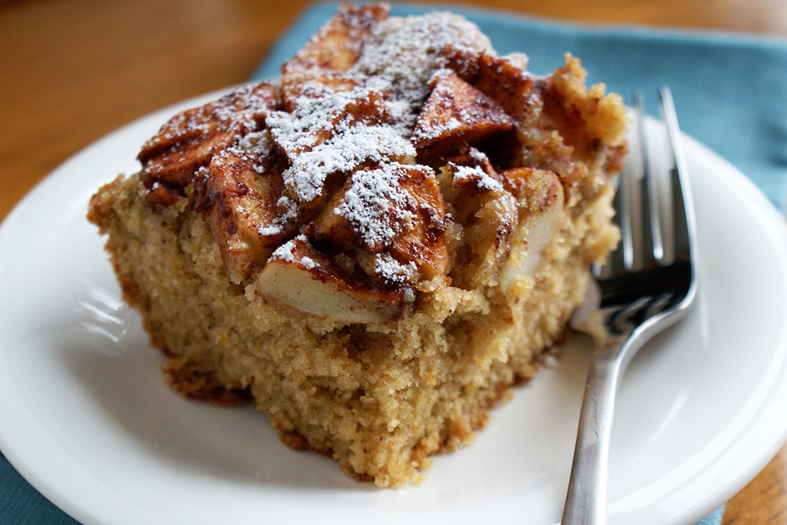 Apple Cake with Chickpea Puree - Desserts Recipe
