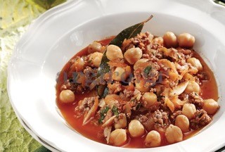 Chickpea Soup with Minced Beef (Dodecanese) - Mains, Salads, Soups & Stews Recipe