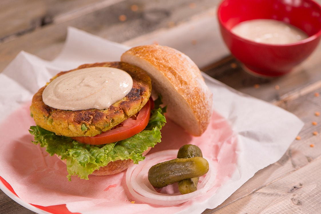 Dirt(y) Red Nugget Lentil Burgers - Gourmet Gurus, Mains Recipe