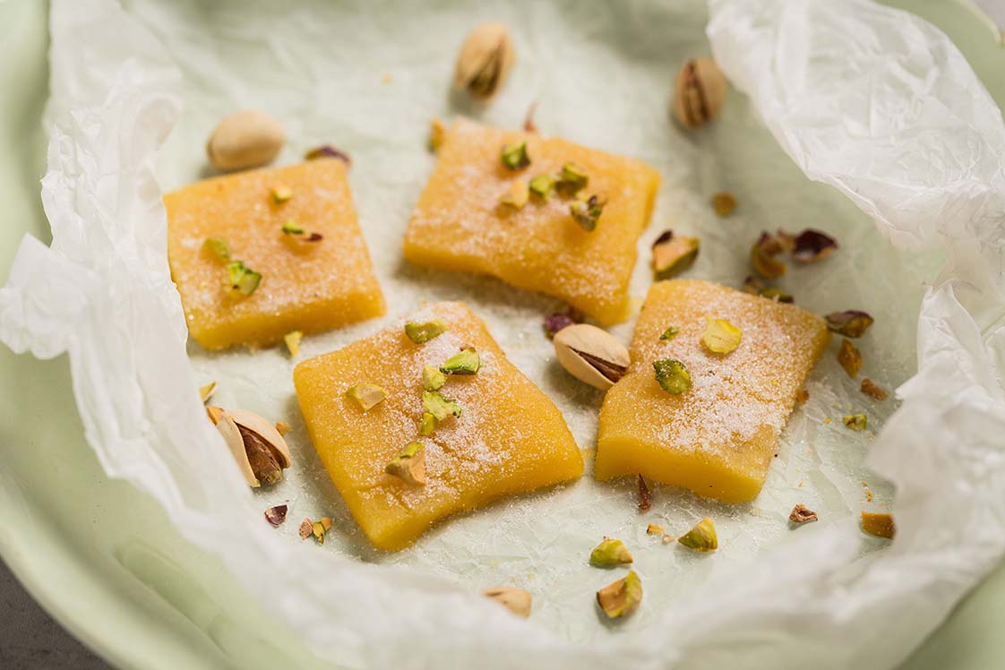 Mysore Pak - World's Greatest Pulse Dishes, Best of India, Desserts Recipe