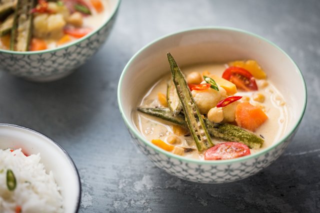 Singapore, Asian Mixed Vegetable Curry