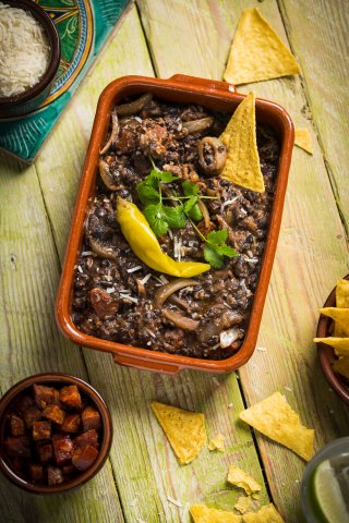 Mexico, frijoles refritos