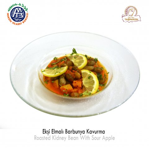 Roasted Kidney Bean with Sour Apple
