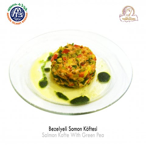 Salmon Kofte with Green Pea