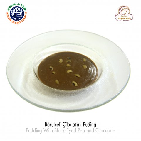 Pudding with Black-Eyed Pea and Chocolate